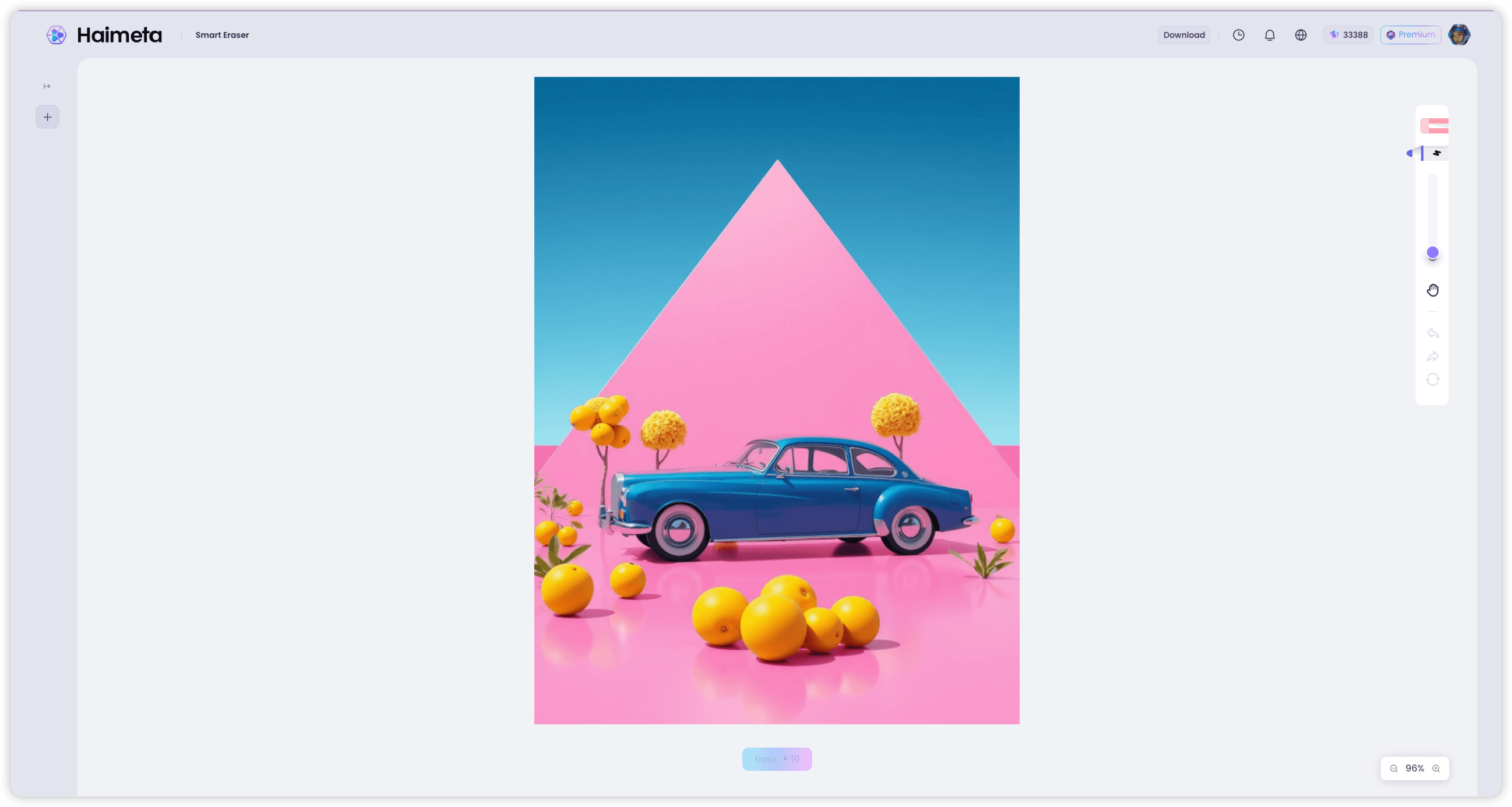 Retouching capabilities